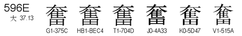 U+596E